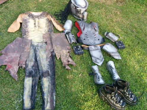 The full costume, ready to be worn